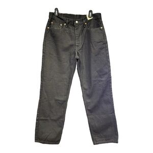 Levi’s 550 Black Relaxed Fit Tapered Leg Jeans 33x30 NWT ARC